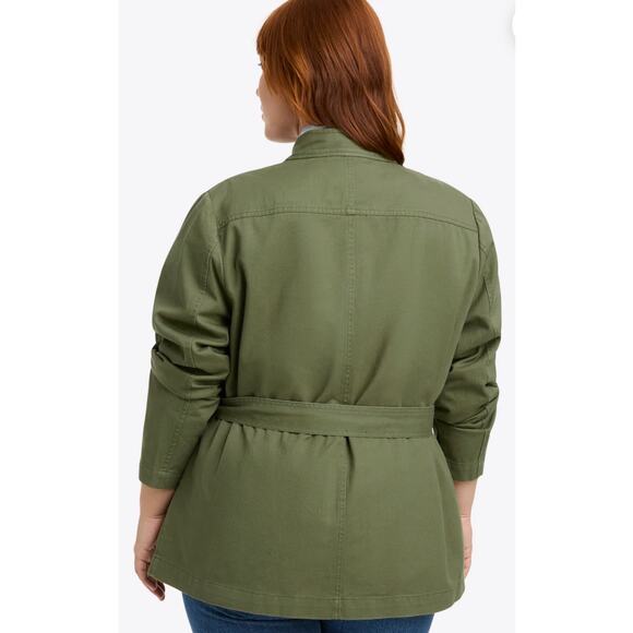 Draper James Women’s Field Jacket in green - Picture 2 of 10
